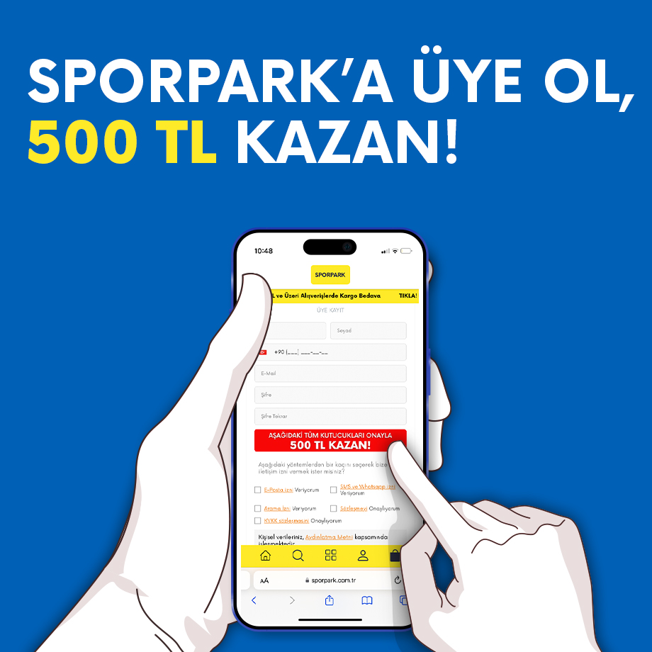 Üye Ol 500 TL Kazan