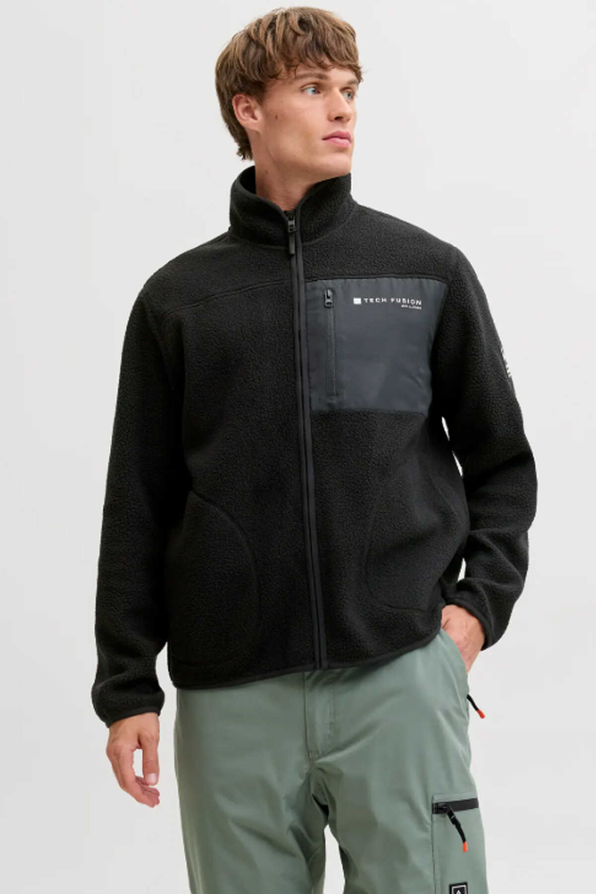Jack & Jones Jjalpes Teddy Jacket Erkek Peluş Mont 12284827