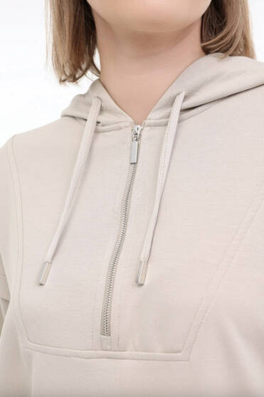 Lumberjack 5M WL DOINA 16MS438 5FX Kadın Haki Sweatshirt | Spor Park