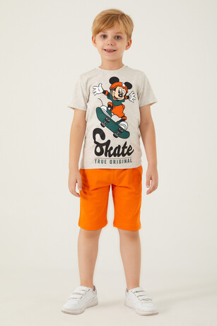 Mickey Mouse D4794-3 Erkek Çocuk Gri Alt Üst Takım | Spor Park