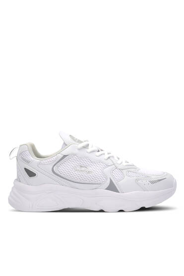 Slazenger INFERNO I Erkek Beyaz / Gri Koşu & Yürüyüş Spor Ayakkabısı