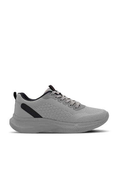 Slazenger LEMAR Kadın Gri / Lacivert Koşu & Yürüyüş Spor Ayakkabısı
