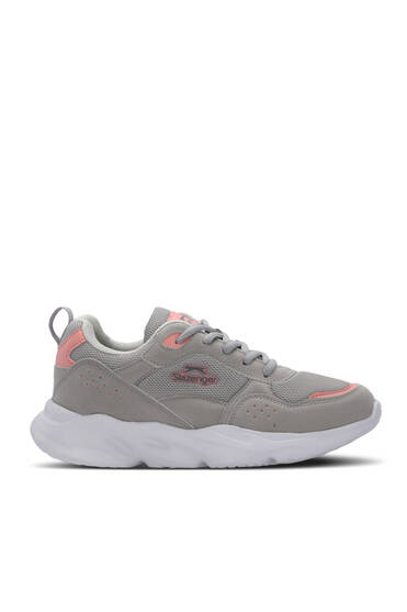 Slazenger OMAHA Kadın Gri / Pembe Koşu & Yürüyüş Spor Ayakkabısı