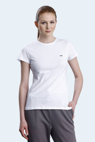 Slazenger RETO Kadın Beyaz Tişört