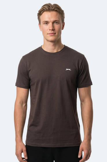 Slazenger ROSALVA IN Erkek Koyu Kahve Tişört