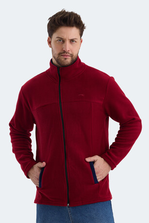 Slazenger SANNE IN Erkek Dik Yaka Fermuarlı Siyah Polar | Spor Park
